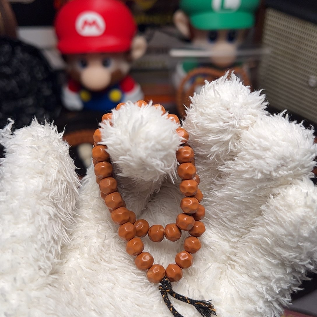 牧***羊手串橄榄核核尖无相手持7.0