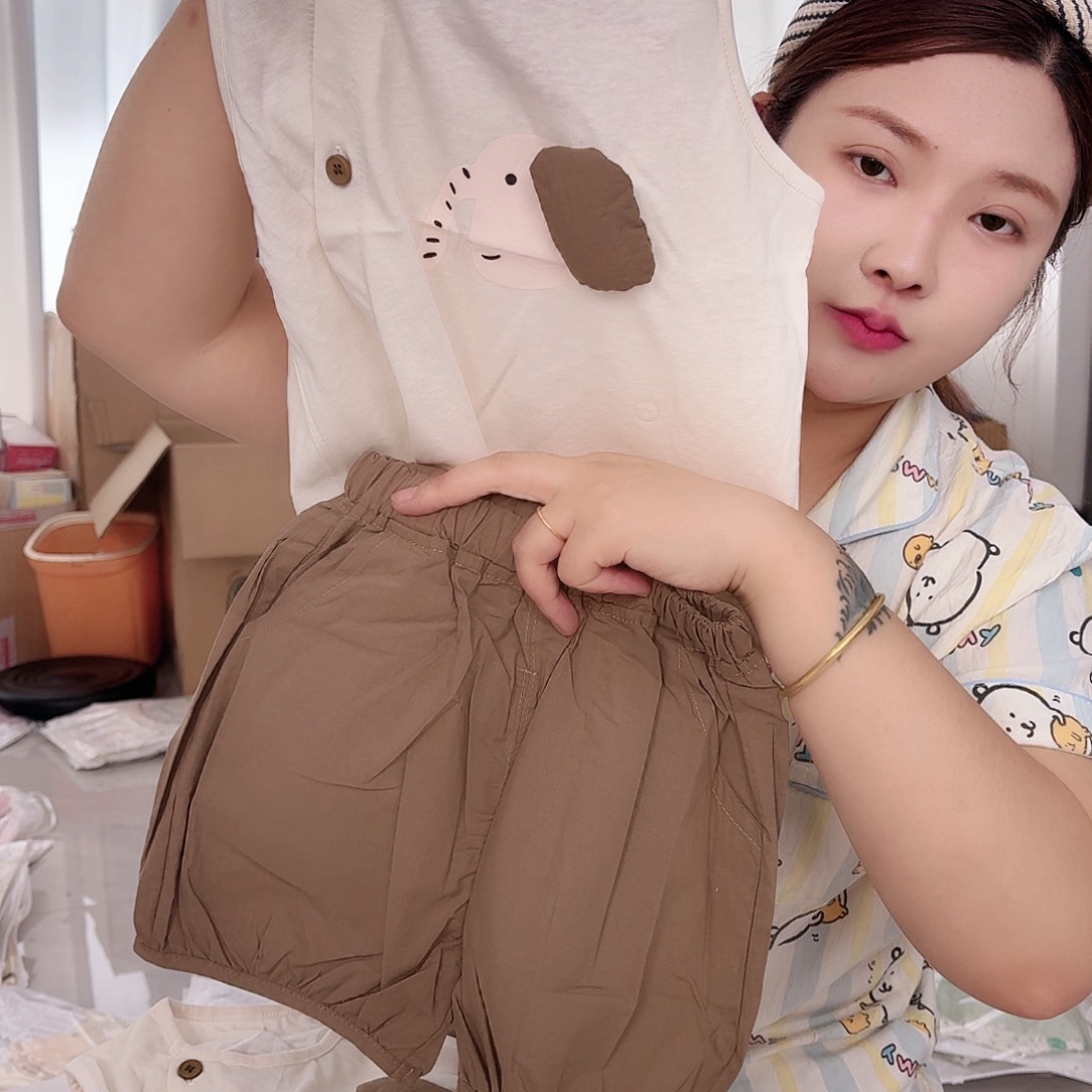 小象咖色套装100码25833