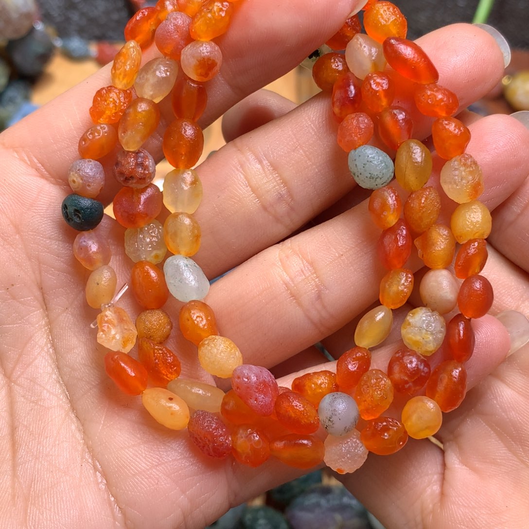 未镶嵌玛瑙/玉髓珠宝半成品