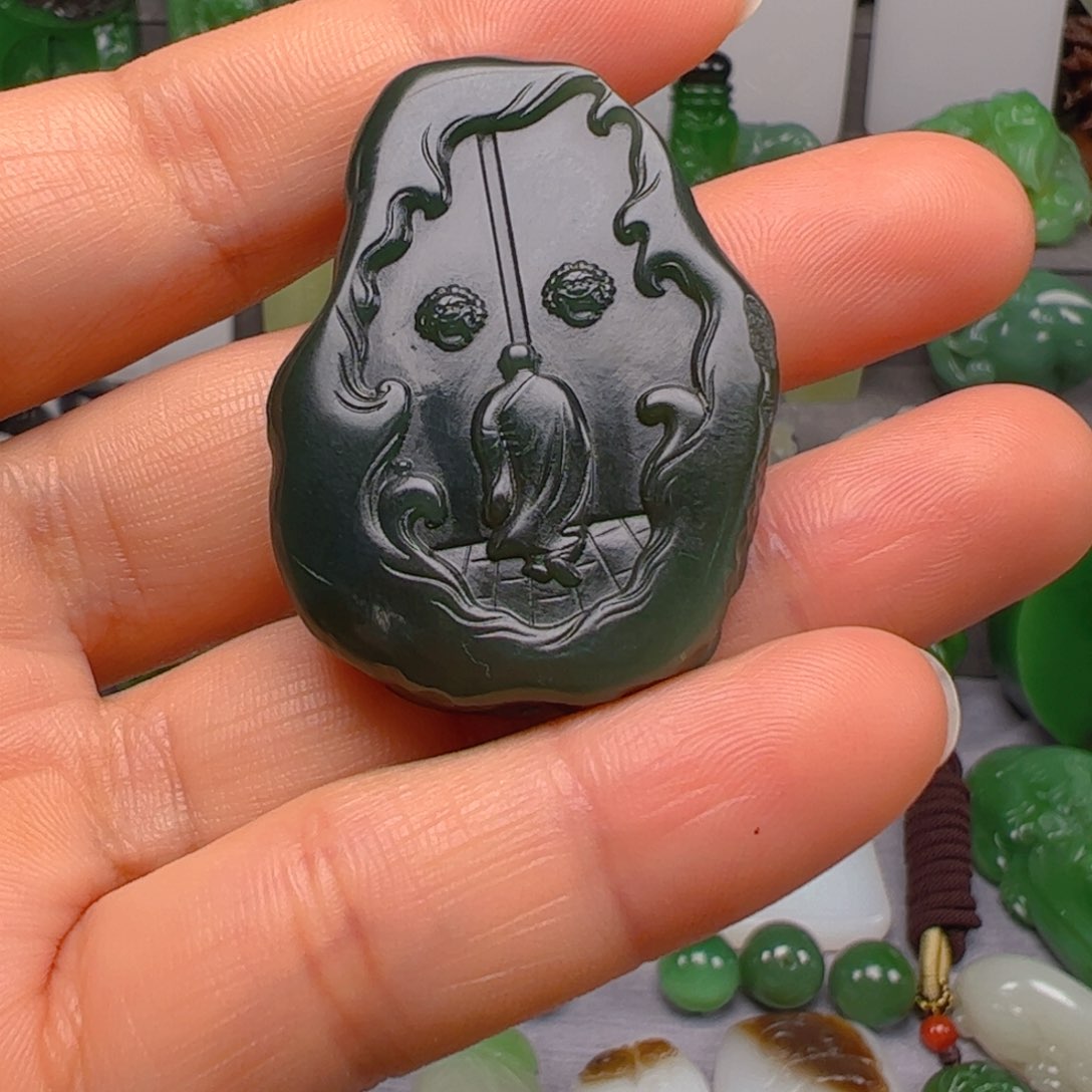 和田玉颈饰未镶嵌