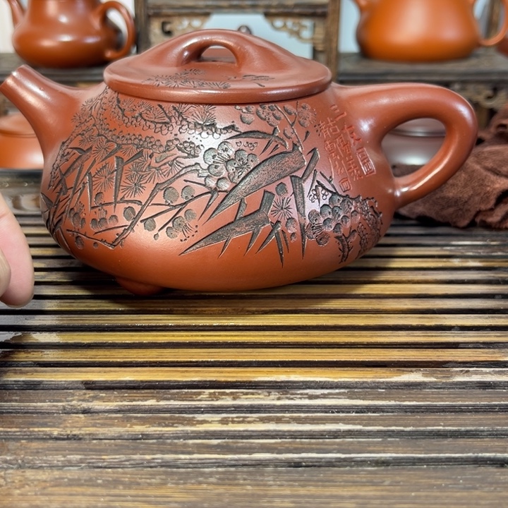 紫砂茶壶原矿紫砂手工制作