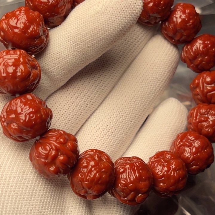 佐***罗猴头核桃手串蟾王