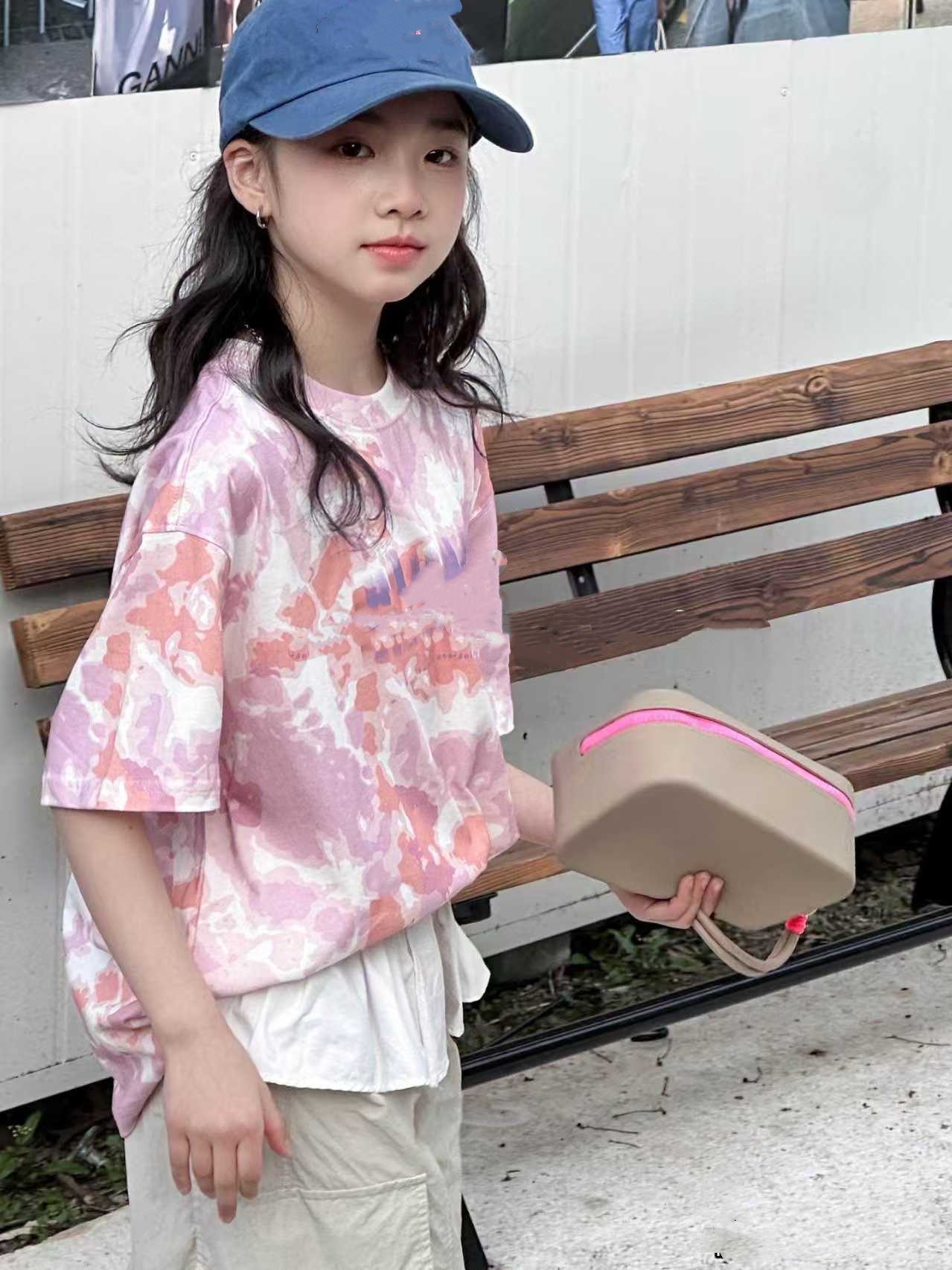 牛53826夏季新款T恤宽松圆领时尚百搭夏季短袖