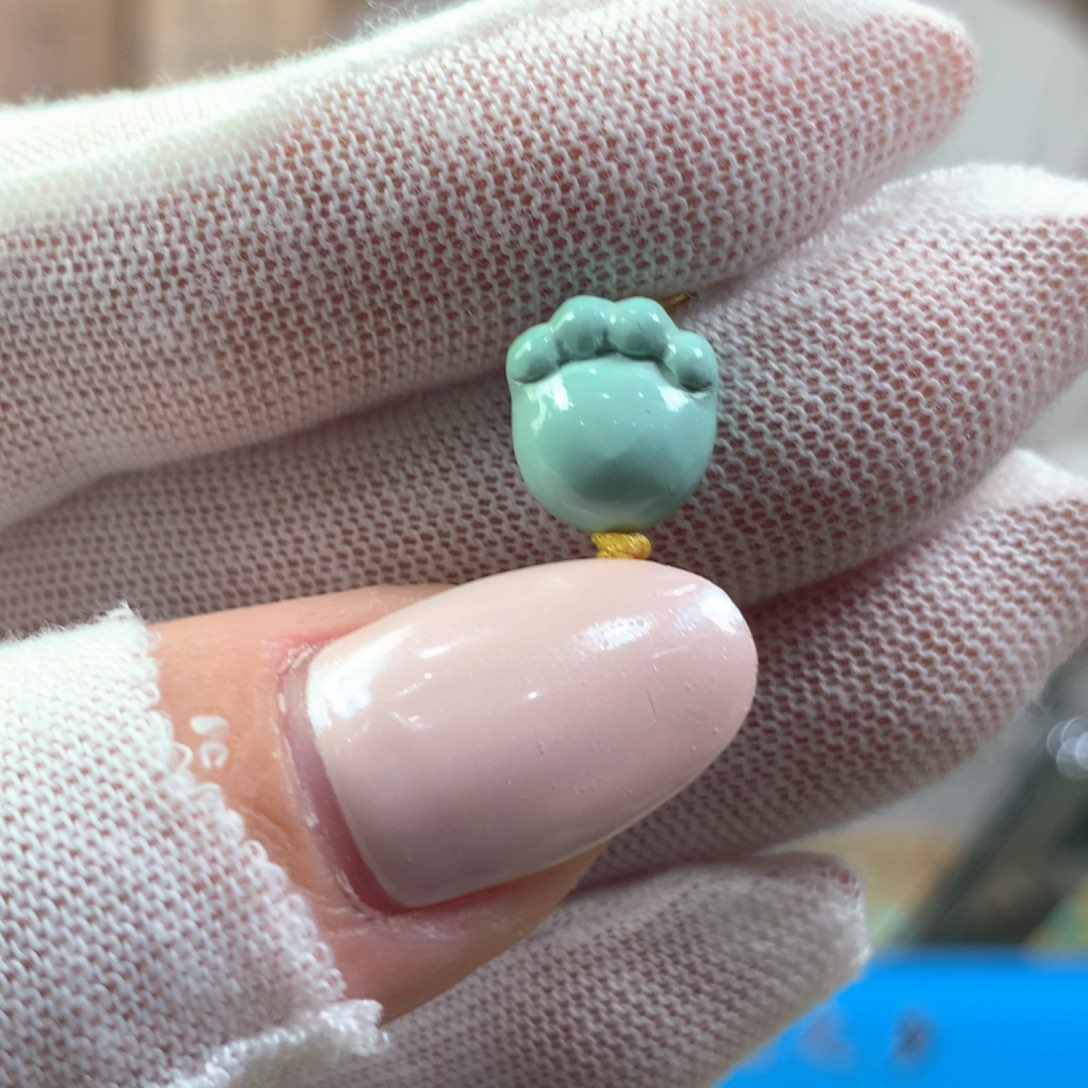 绿松石未镶嵌挂件