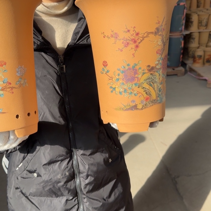 紫砂花盆 高度25口径20