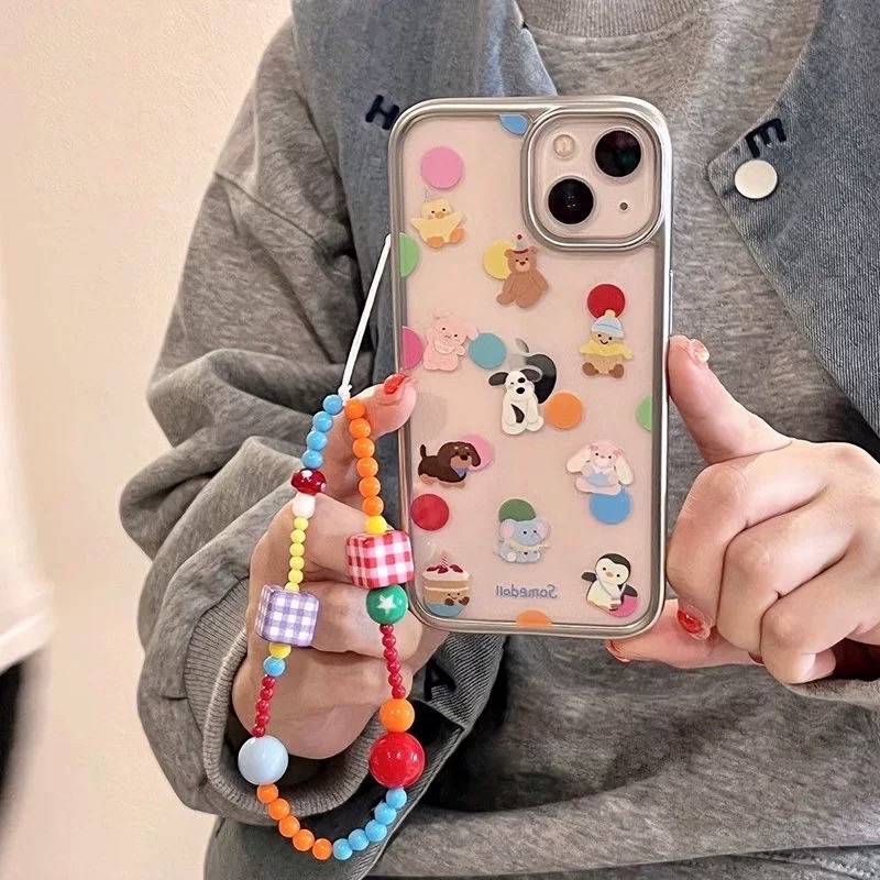 电镀框动物适用苹果16promax手机壳iPhone15/14/13/12/11新款全包