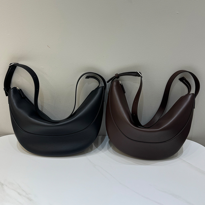 TR原厂皮包包ROW家新款女包轻奢极简大包Jouve bag单肩斜挎月牙包