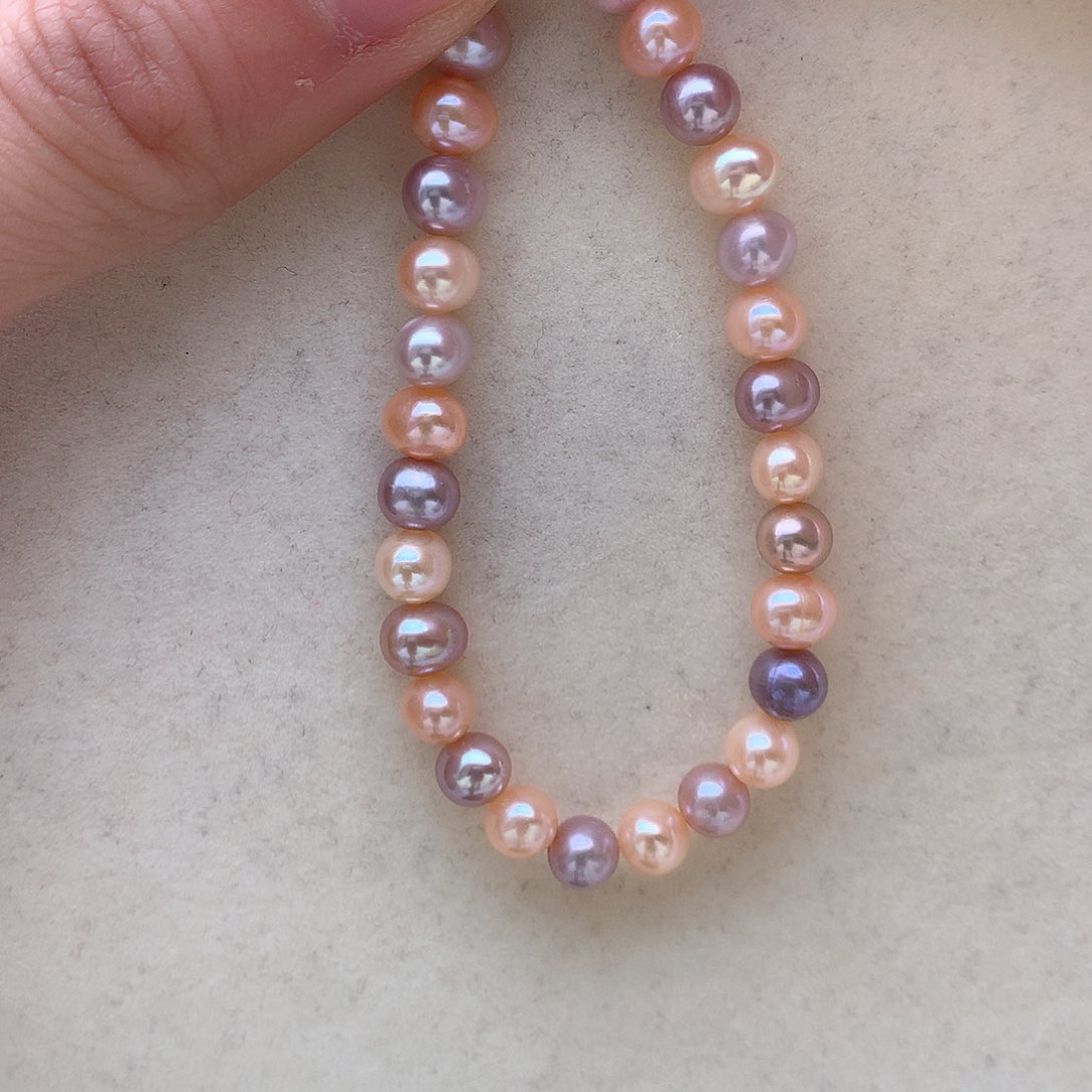 淡水珍珠5-6mm糖果手链未镶嵌
