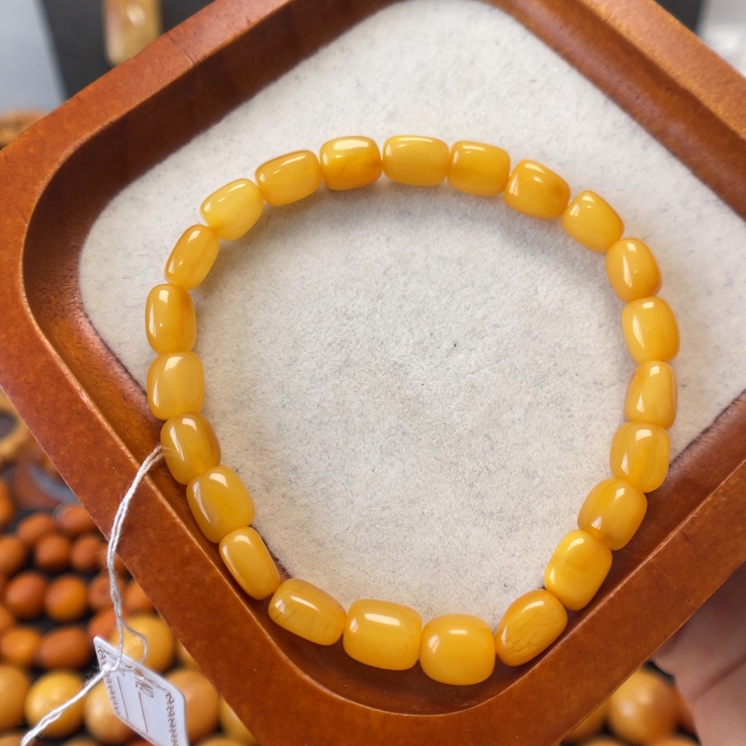 蜜蜡未镶嵌手链蜜蜡