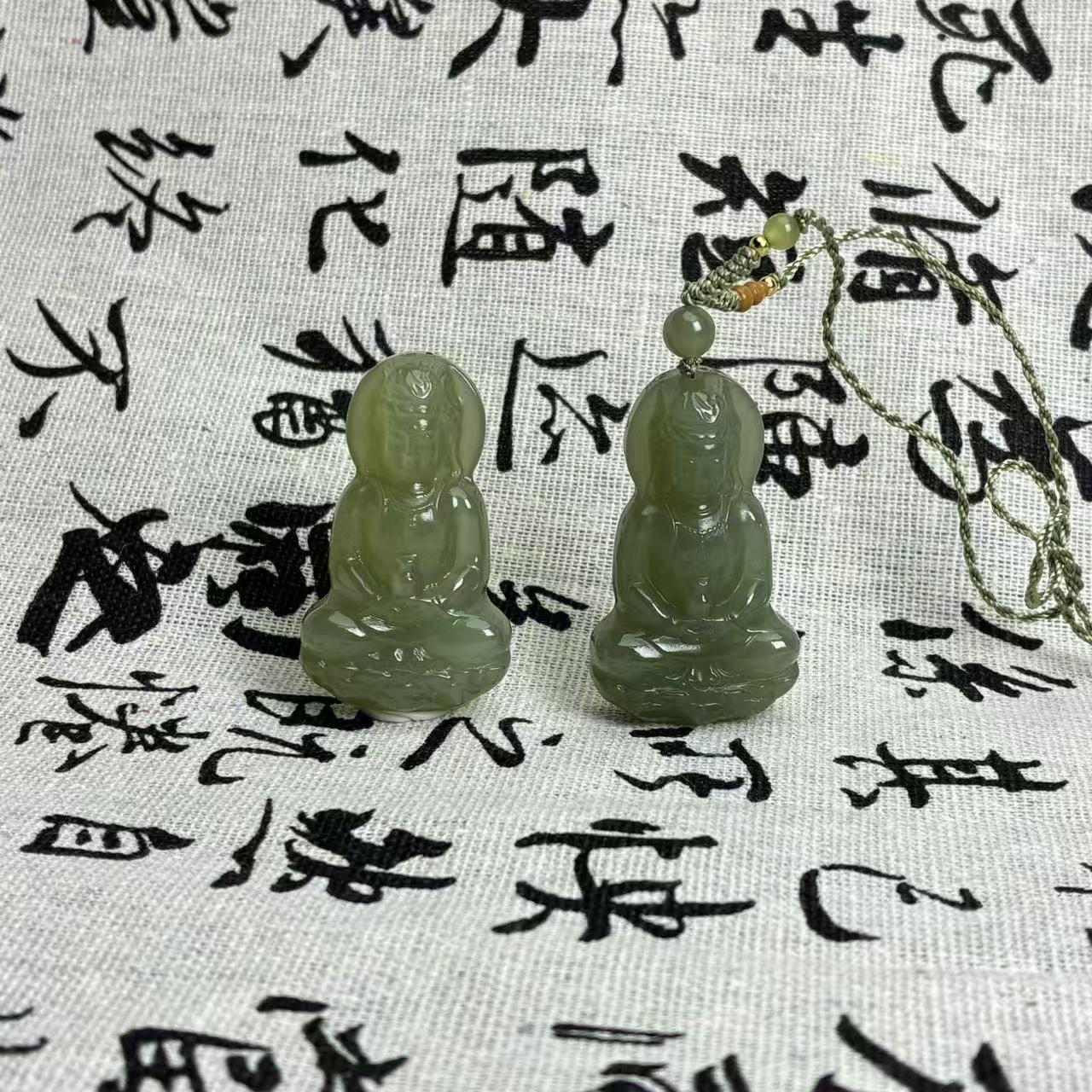 和田玉观音吊坠【小北质检】ZJH16Z152多样性发一