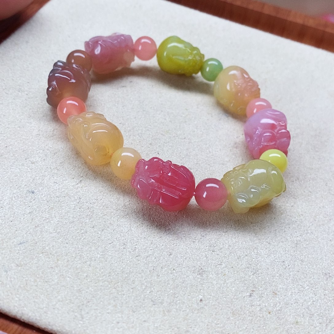 玛瑙手饰未镶嵌盐源011