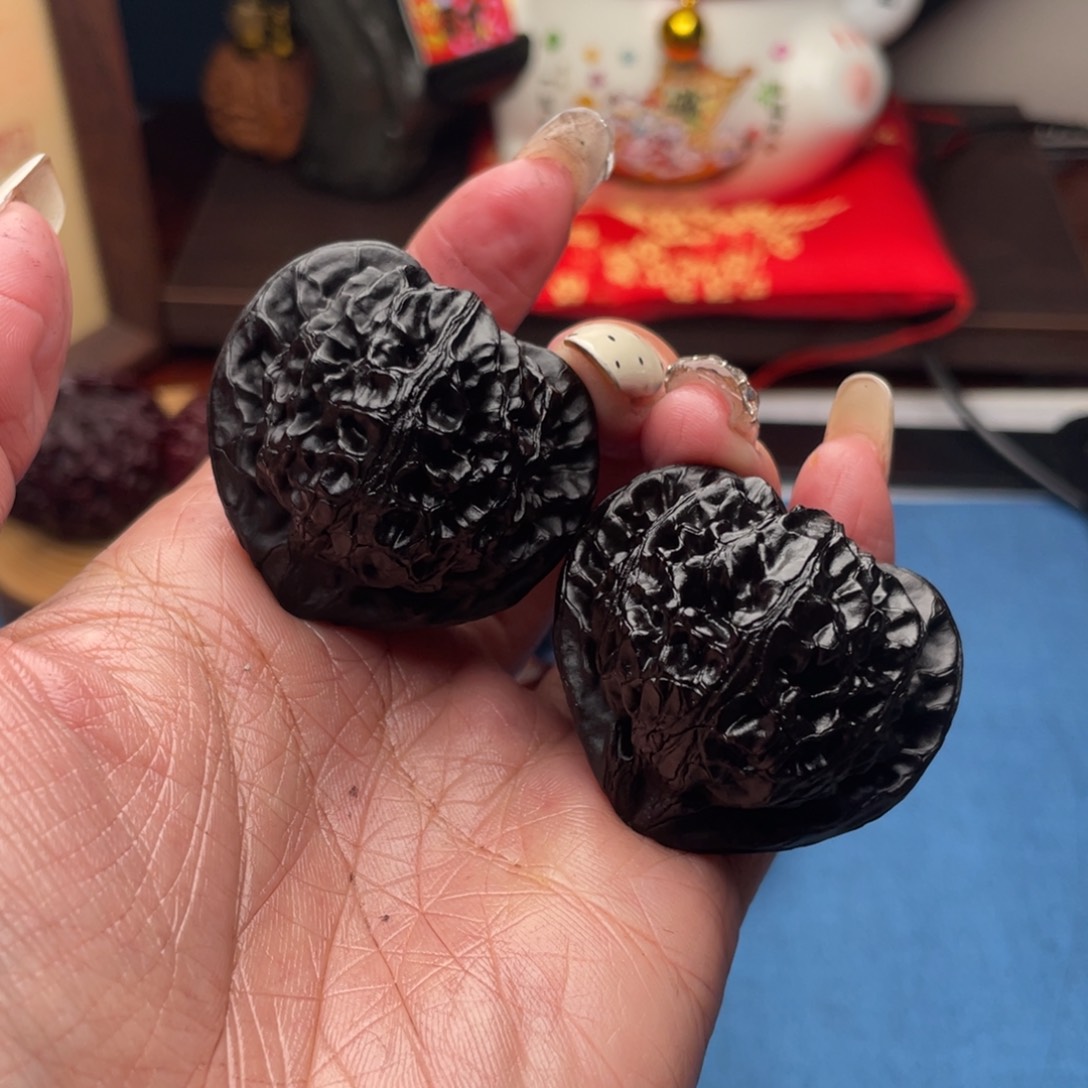 吊坠文玩核桃桃心灯