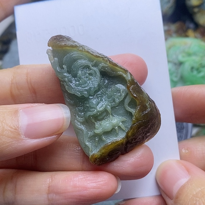 定制翡翠未镶嵌毛货