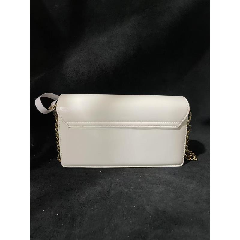 LQ-WITH-QUEEN真皮女包方豆腐白色 10789