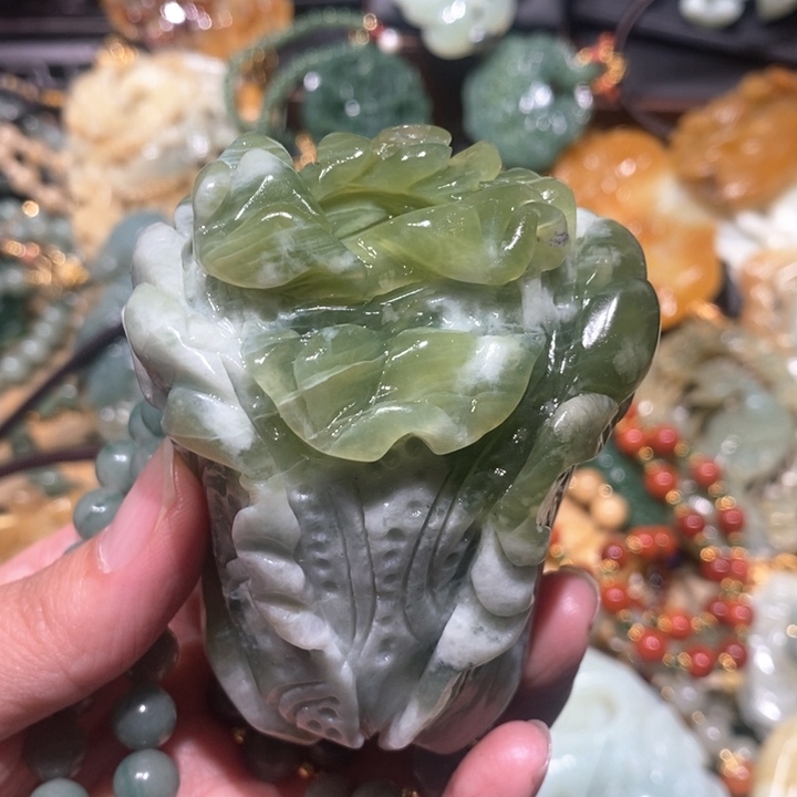岫玉毛衣链未镶嵌