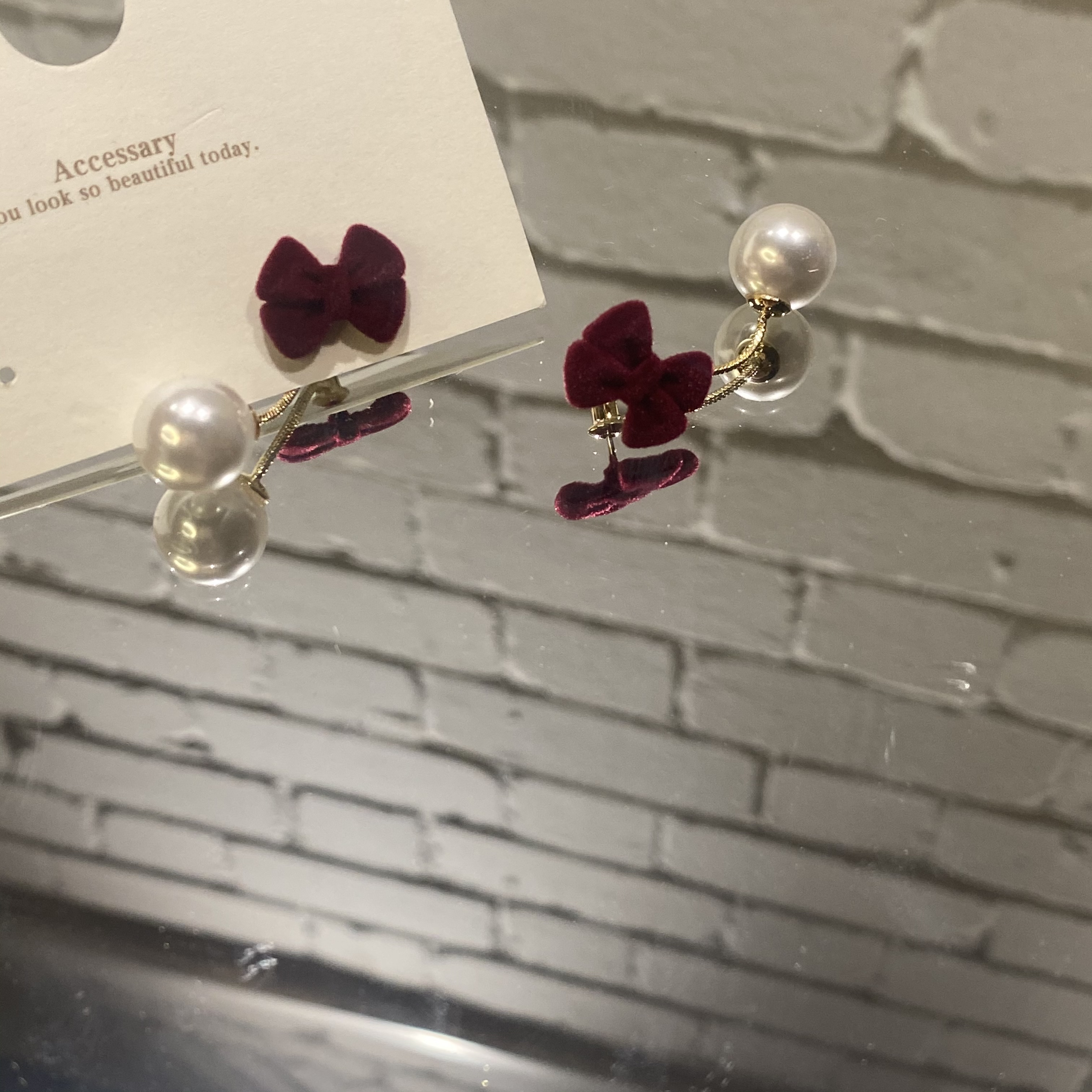 合金莫桑石耳饰 小众百搭设计感时尚复古冷淡风耳钉10500-27