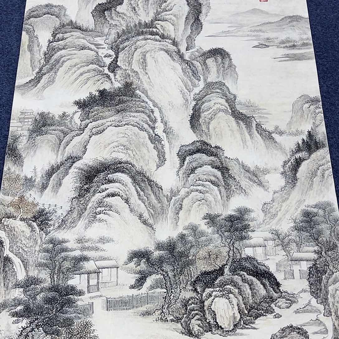 国画事事顺心如意万事如意心想事成万事