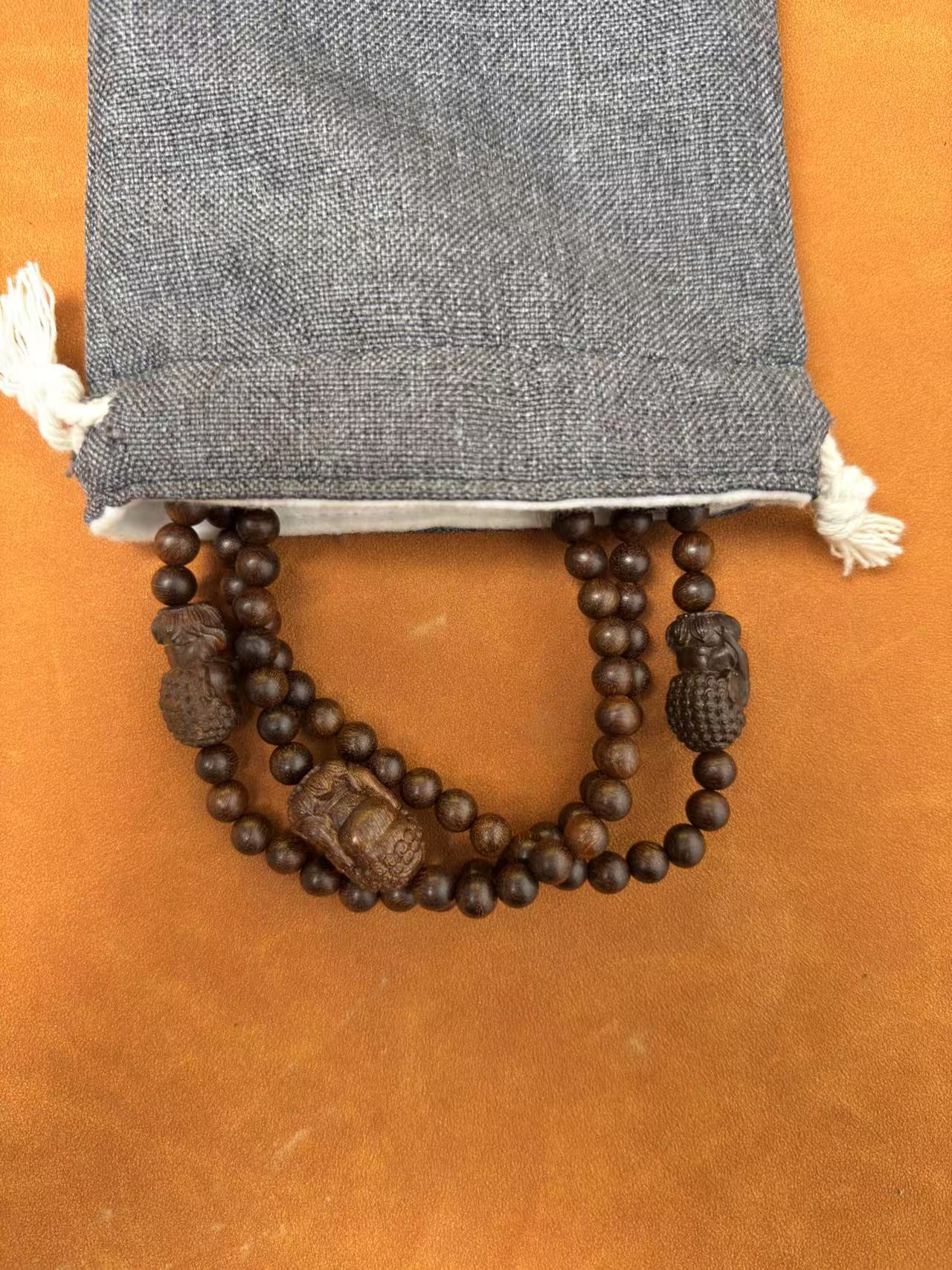 【古文】三不佛原木天然料特色手工艺饰品