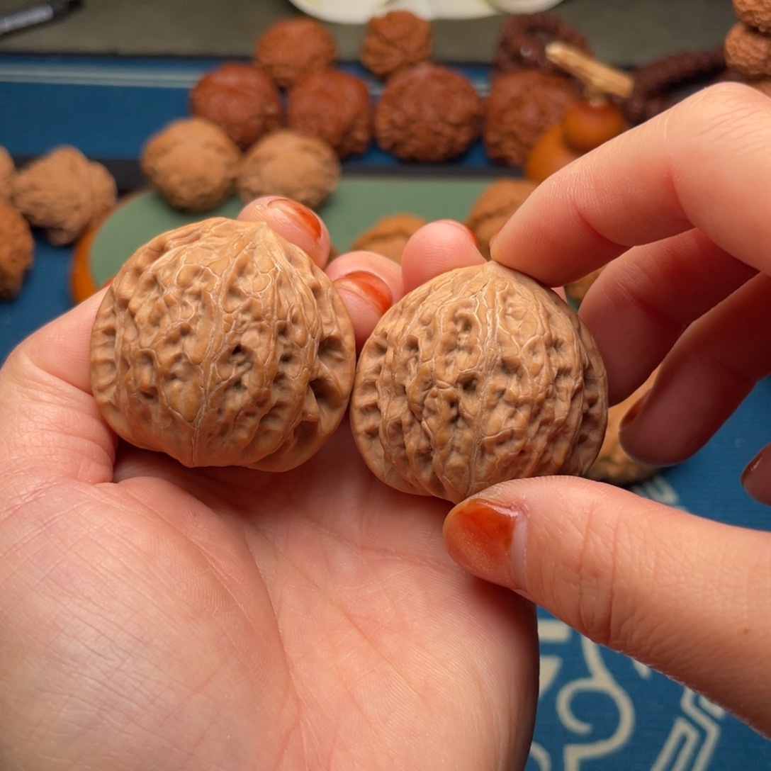 文玩核桃把件39铁锤，精品