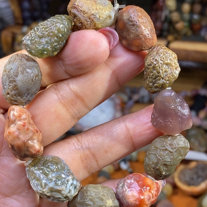 玛瑙/玉髓珠宝半成品未镶嵌