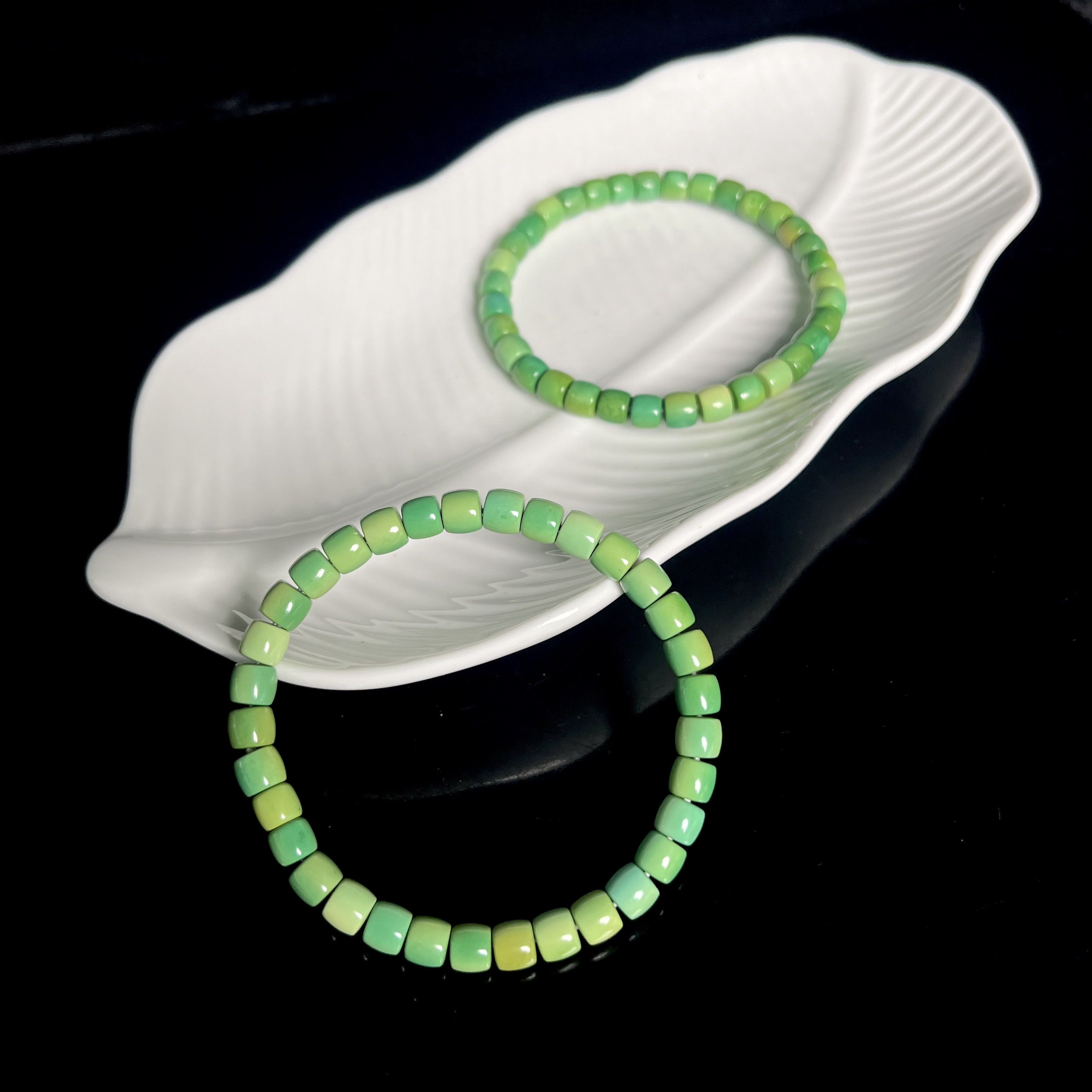 天然辰砂原矿保真菜籽黄松松直切手串6mm+LS32多样性发其一