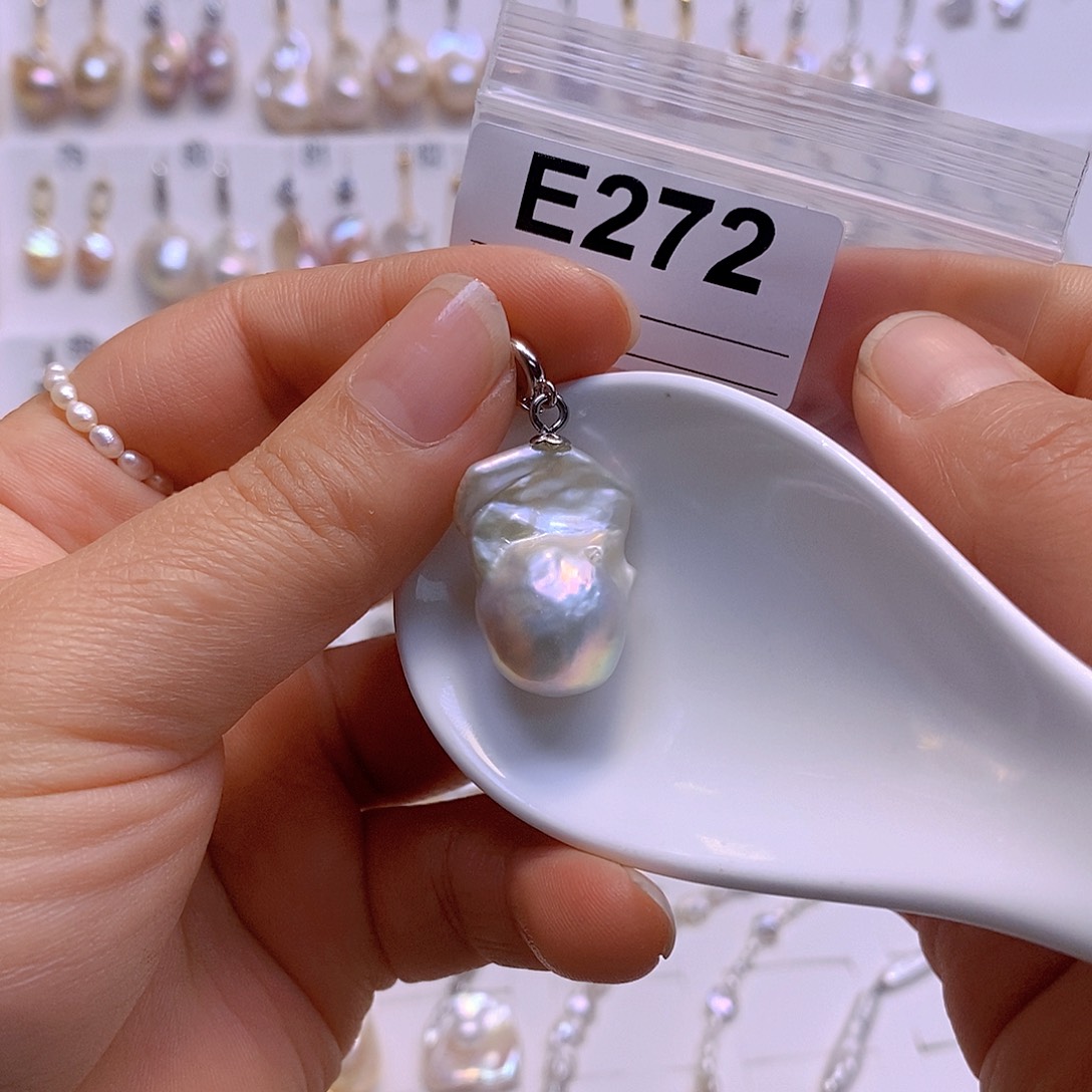 淡水珍珠颈饰银S925镶嵌