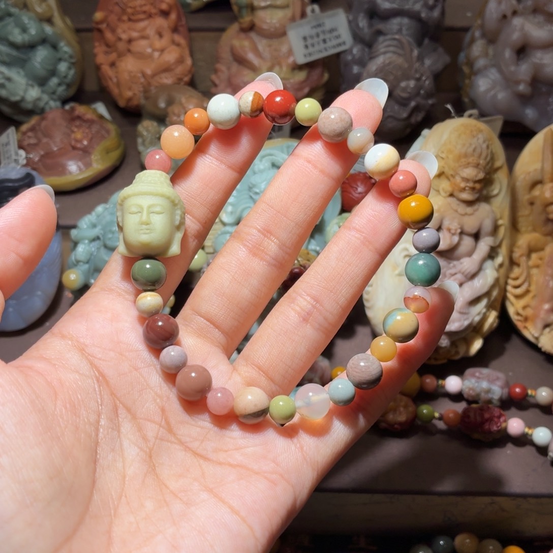 ～***～石英质玉未镶嵌手串