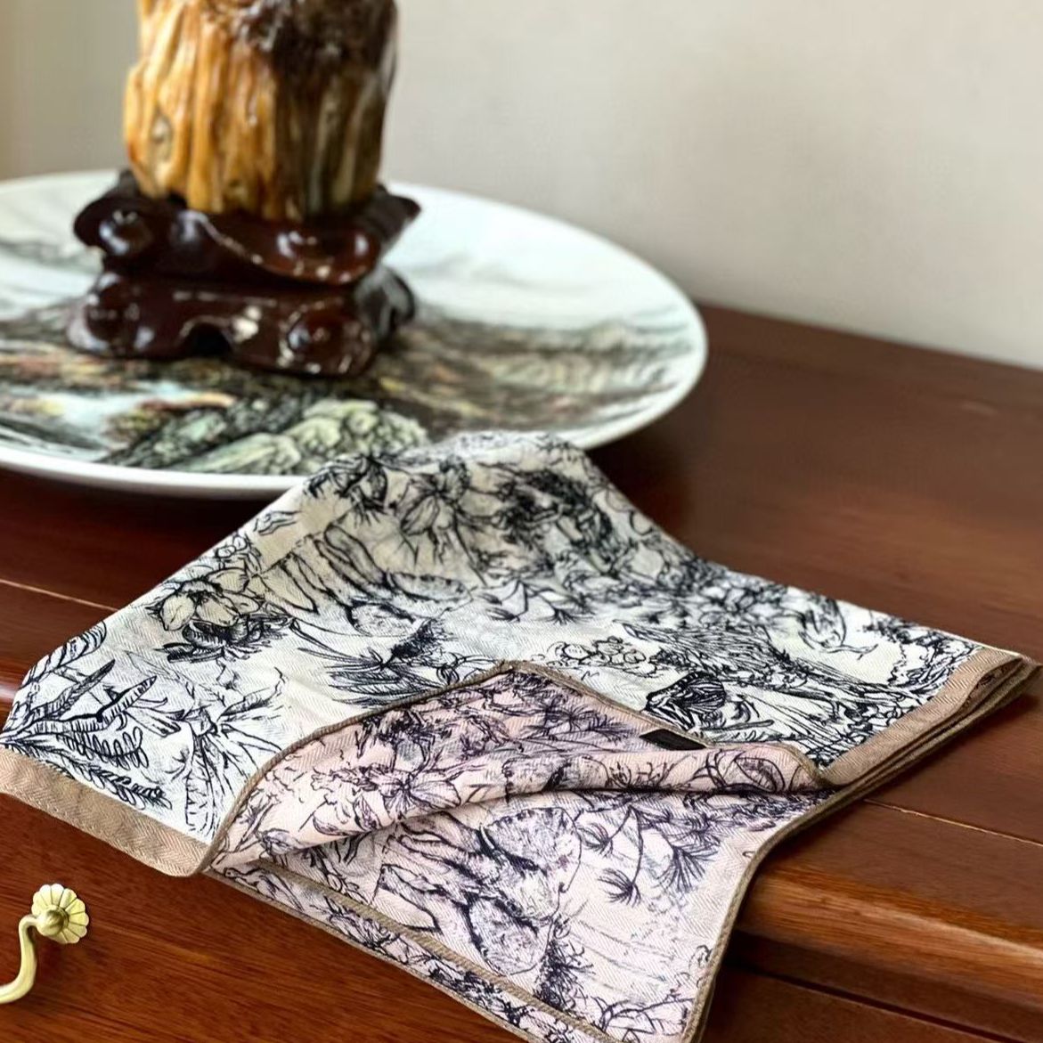 柞蚕丝围巾男女通用高雅时尚经典百搭 58*58CM LWJ-458