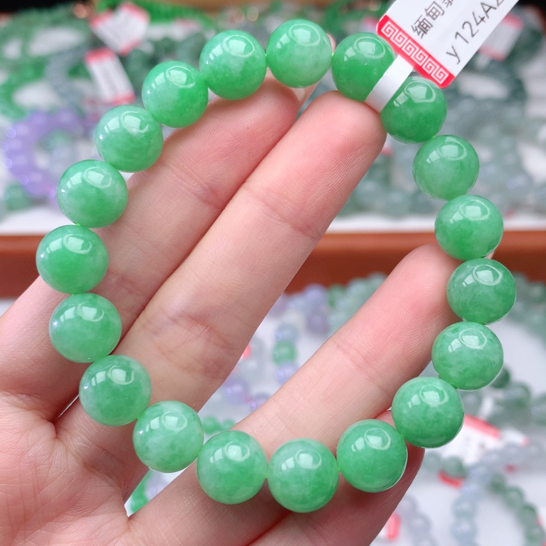 翡翠手链未镶嵌翡翠10mm