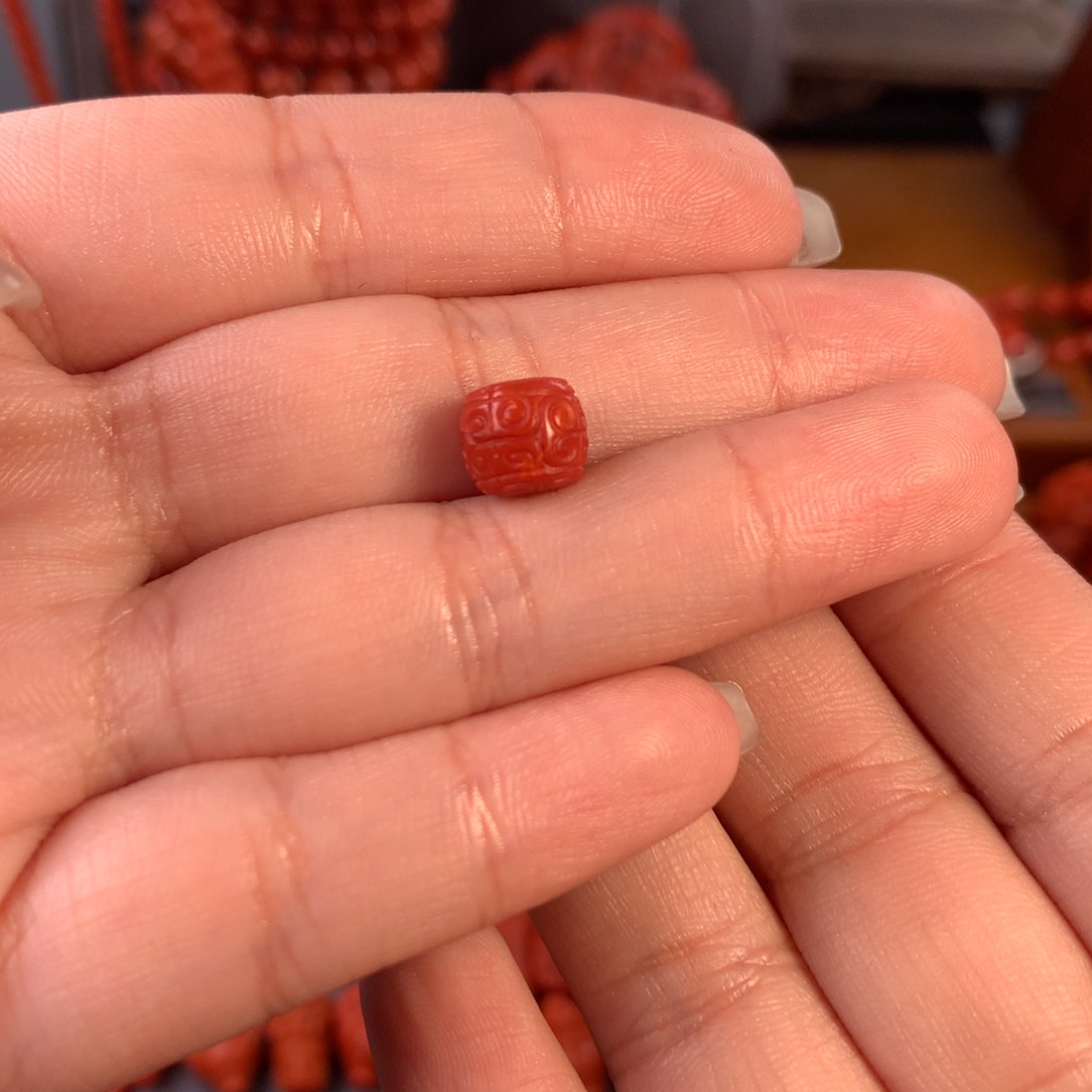 南红玛瑙天然川料瓦西配饰 未镶嵌