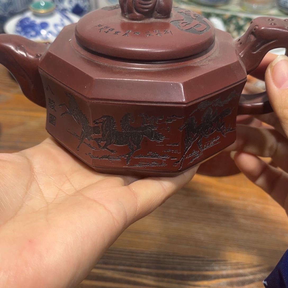 摆件陶李*福景德镇陶瓷艺术品