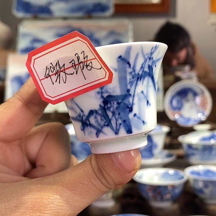 杯景德镇手工手绘陶瓷，高亮兴老师作品