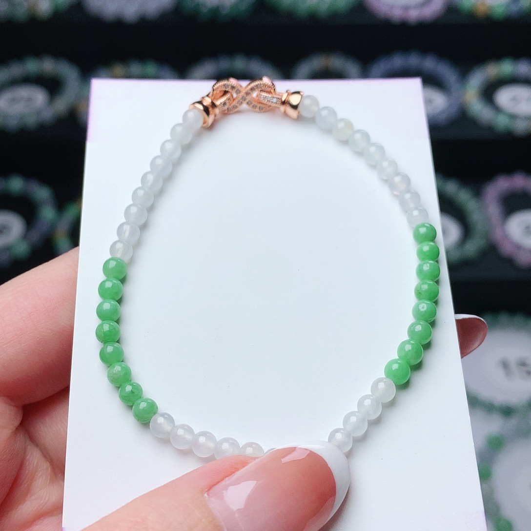 翡翠手链未镶嵌翡翠