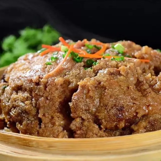 云南清真宰牲放心软糯小黄牛粉蒸牛肉