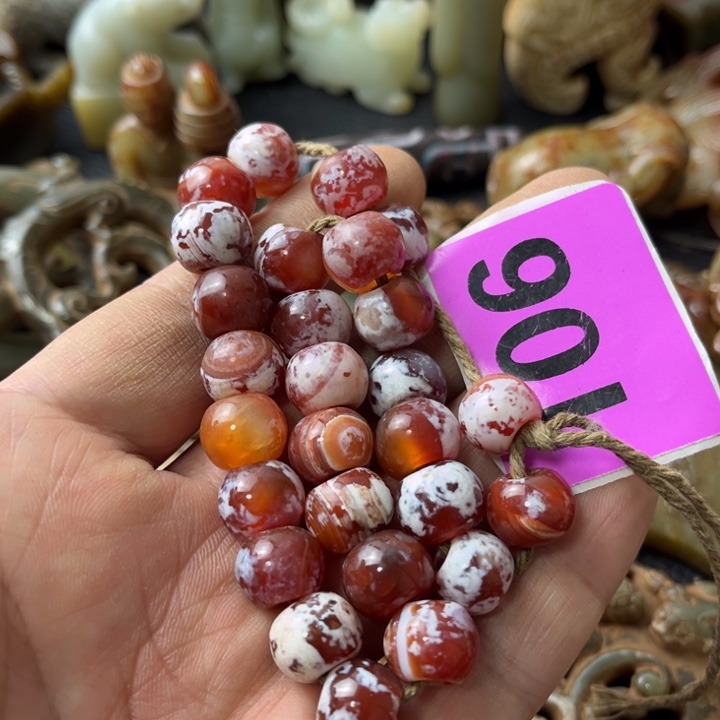 玛瑙/玉髓颈饰合金