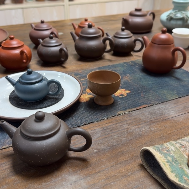 B***O紫砂茶壶玉成窑杯