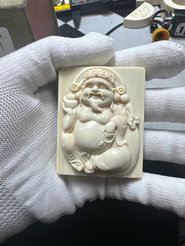 利友 猛犸牙 财神吊坠