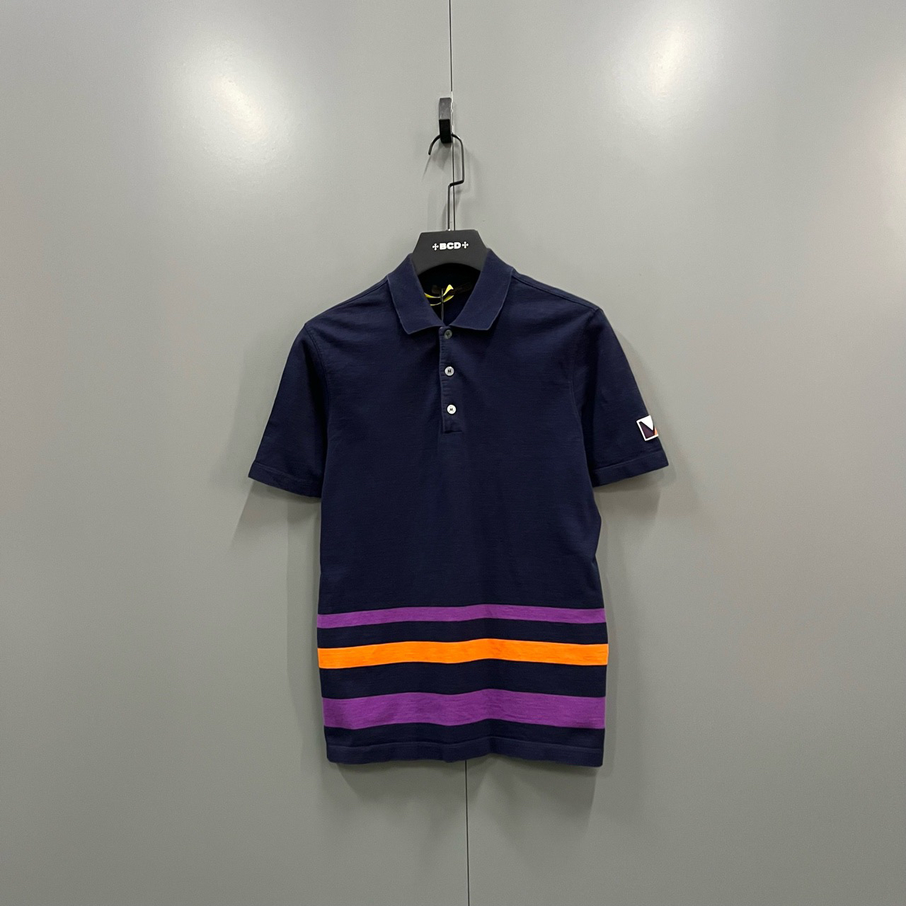 95新 LouisVuitton/路易威登 （bb）条纹袖标polo衫 S码/303482