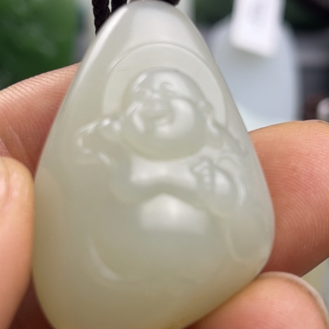 和田玉未镶嵌吊坠(不含链)