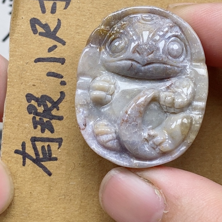 颈饰未镶嵌硅化珊瑚（珊瑚玉）