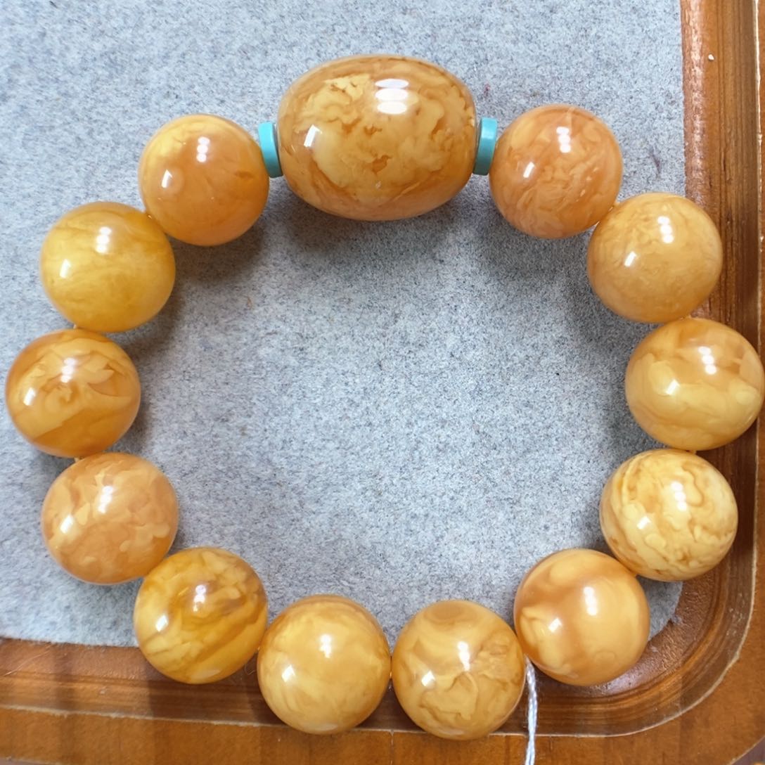 蜜蜡手串未镶嵌蜜蜡手串
