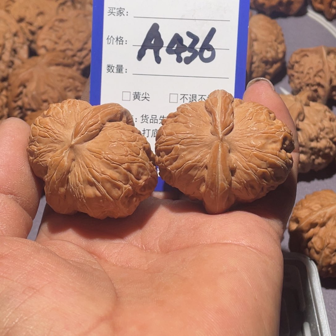 文玩核桃把件C*C文玩核桃元宝a436