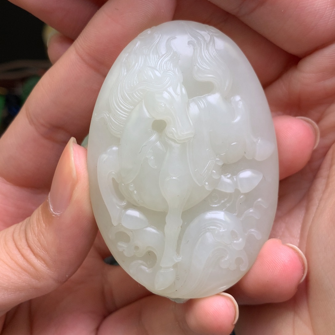 和田玉挂件未镶嵌