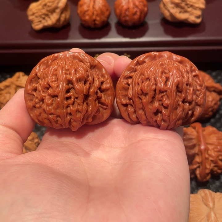 北***超把件文玩核桃四座楼