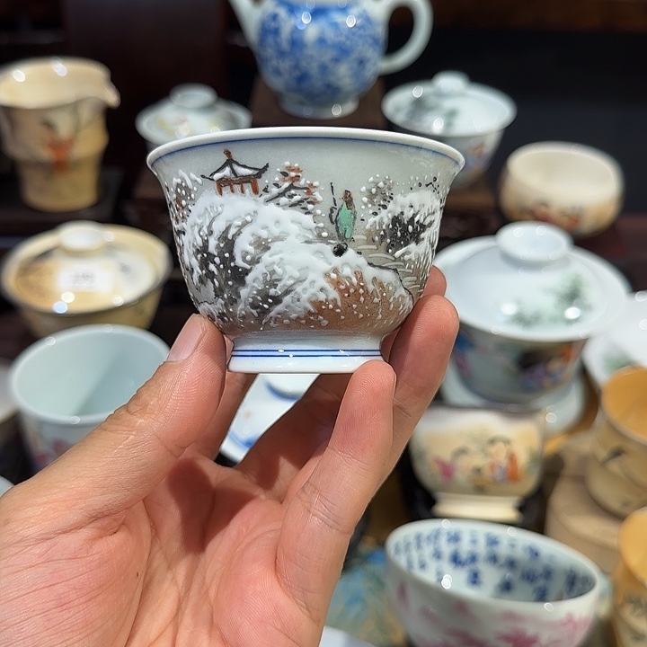 景德镇陶瓷手绘作品