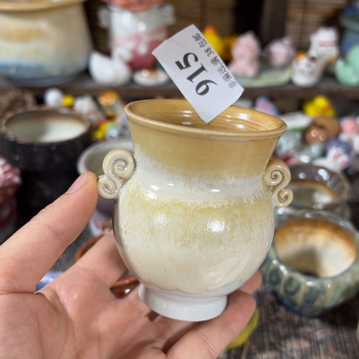 活动价满30包邮景德镇手工花盆