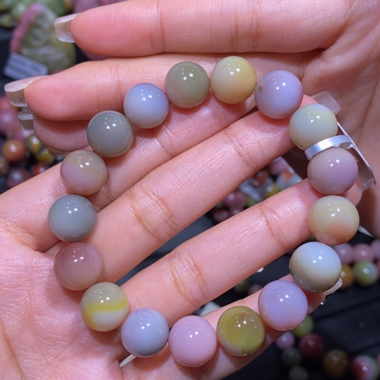 【闪购商品】玛瑙/玉髓手链未镶嵌盐源玛瑙