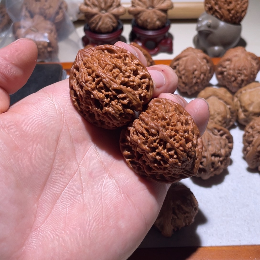 吊坠文玩核桃39全品满天星