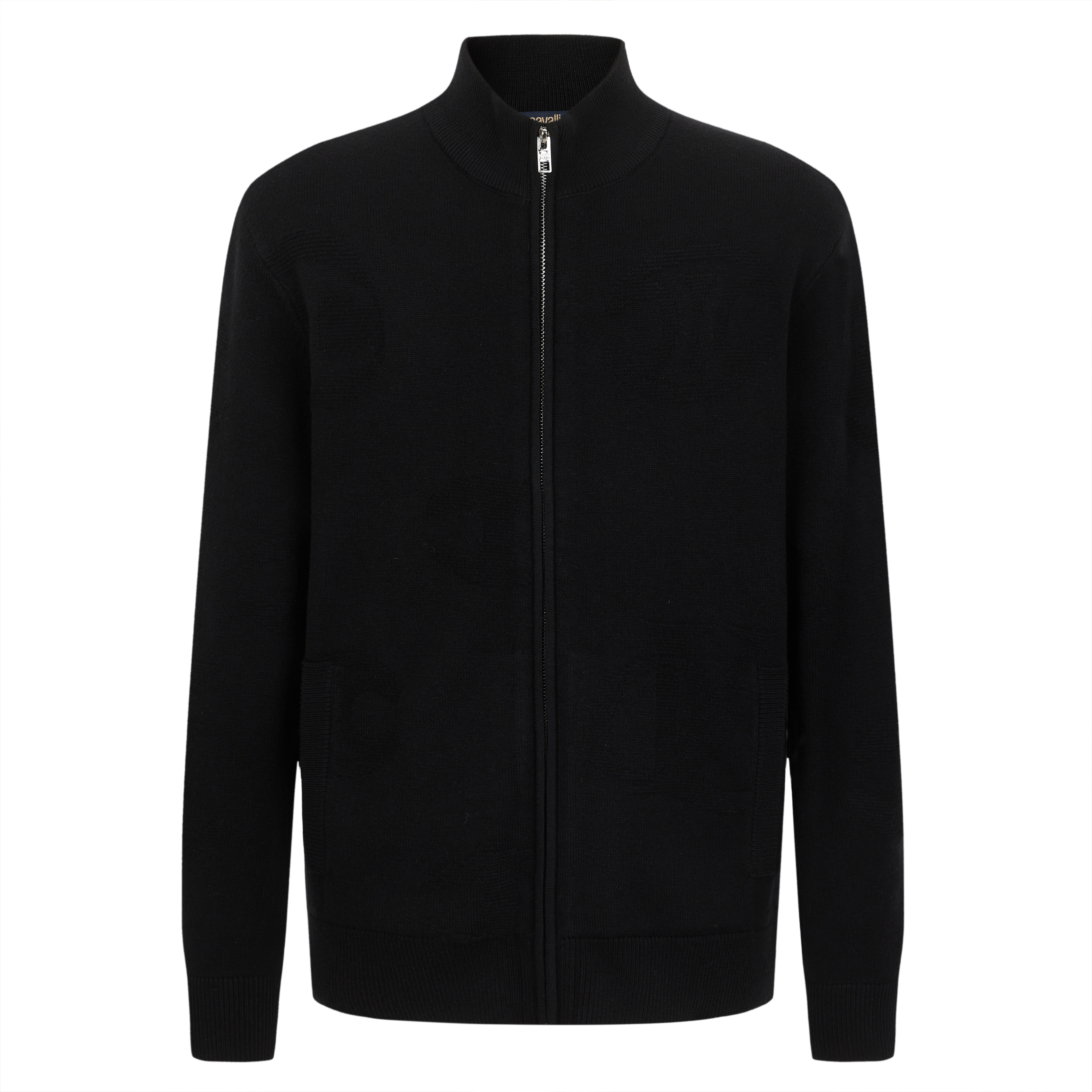 Cavalli Class25秋 半高领羊毛衫衣休闲长袖拉链针织衫 CFC226