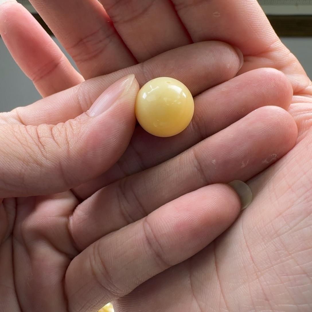 手链琥珀未镶嵌16.7蜜蜡单珠